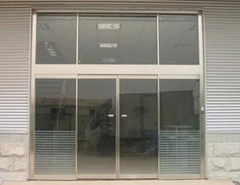 不锈钢玻璃沐鸣2感应门