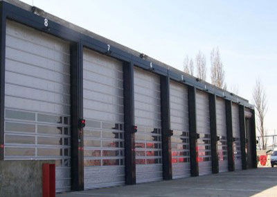 堆积PVC快速卷帘门