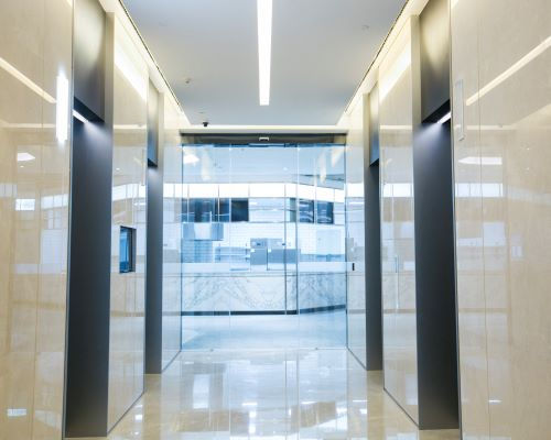 无框玻璃沐鸣2感应门