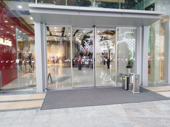 玻璃沐鸣2感应门