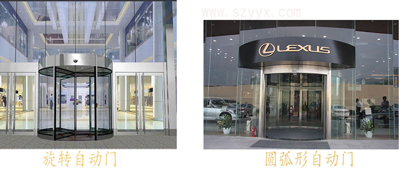 沐鸣2弧形门/旋转门方案效果图