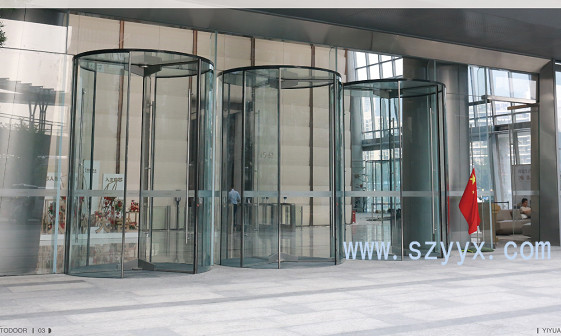  水晶玻璃沐鸣2旋转门