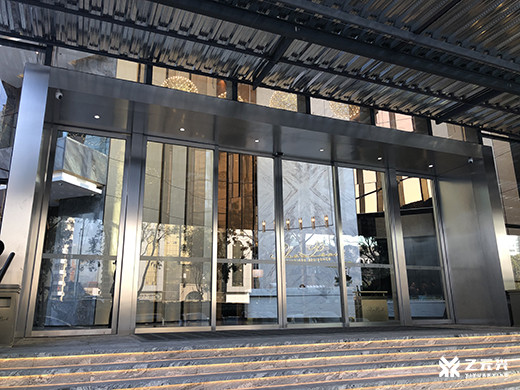 松下电动玻璃感应门