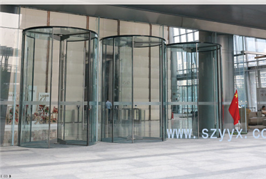 酒店大堂沐鸣2旋转门